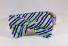 Navy Blue and Lime Dog Bow Tie Collar