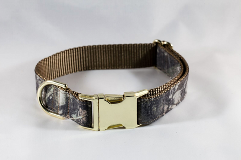 The Sporting Pup Brown Camo Dog Collar
