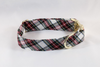 Tartan Plaid Bow Tie Dog Collar
